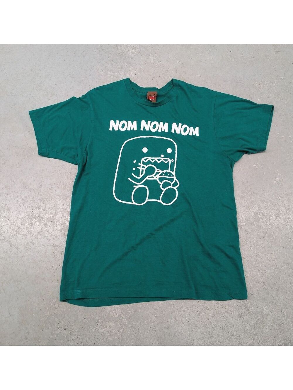 Y2K Domo Nom Nom Nom Green T-shirt